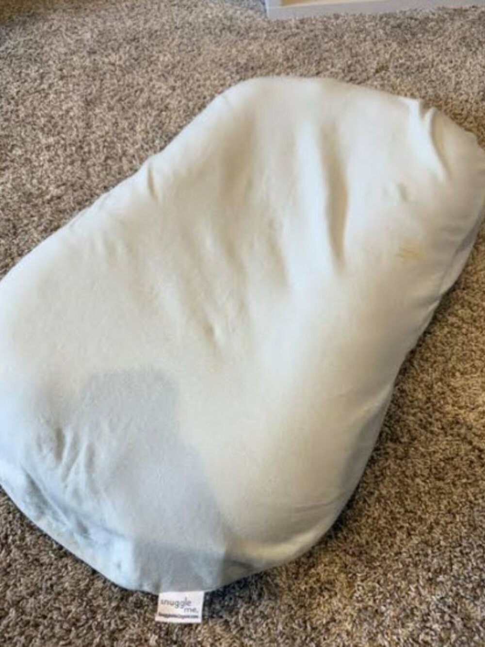 Snuggle Me Organic Infant Lounger & Cover| Light Blue